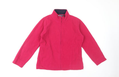 Womens UK Size 10-12 Isle Red Basic Jacket