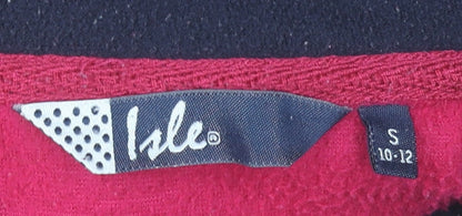 Womens UK Size 10-12 Isle Red Basic Jacket