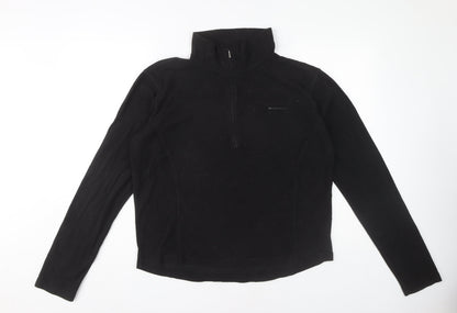 Portwest Men's Black Fleece 1/2 Zip Sweatshirt L