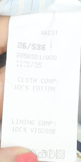 Racing Green Men's Black Dress Pants, Size 26