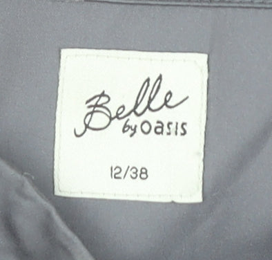Belle by Oasis Grey Strapless Dress Women Size 12