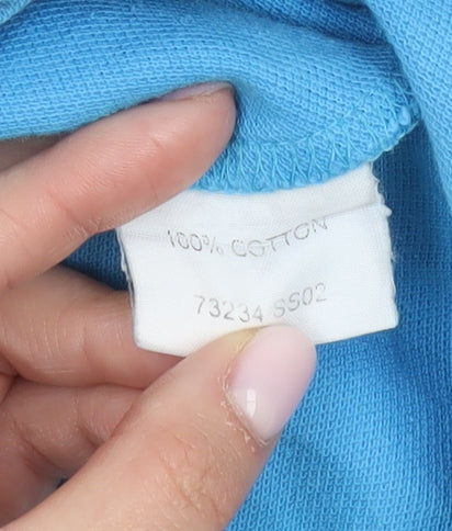 Tom Hanson Men's Blue Polo, L, Short Sleeve