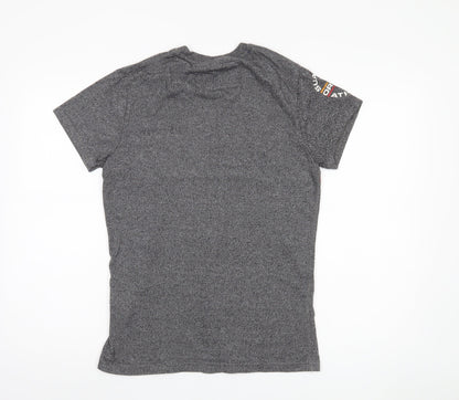Superdry Men's Grey Sports T-Shirt Small
