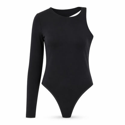 Womens UK Size L Zara One-Piece Black Bodysuit