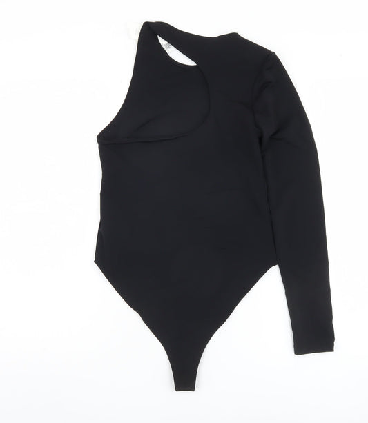 Zara Women's Black Long Sleeve Bodysuit L