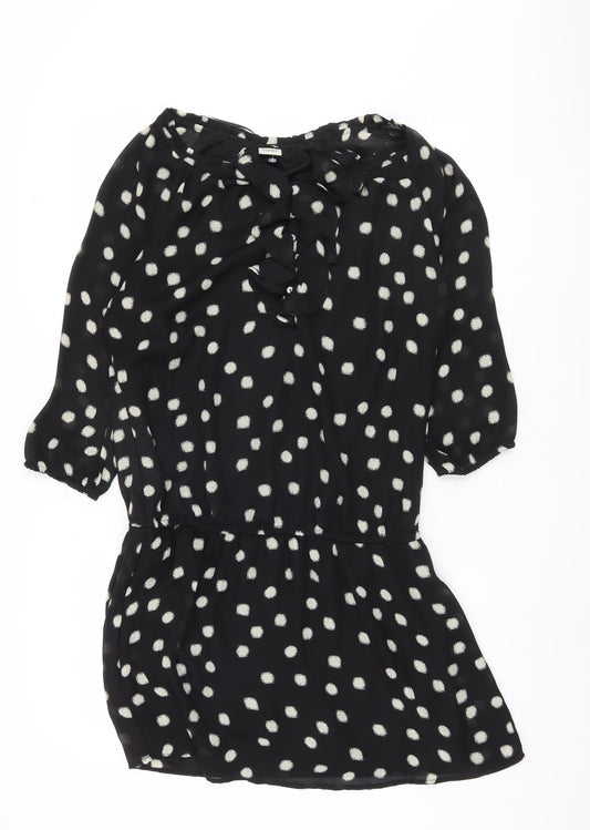Esprit Women's Black Polka Dot Dress Size 12