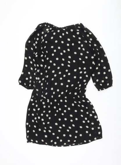 Esprit Women's Black Polka Dot Dress Size 12
