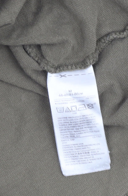 GAP Men’s Green Polo Shirt Medium Cotton Short Sleeve