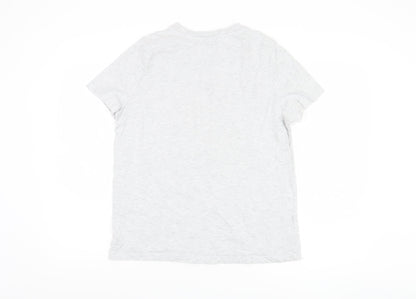 Looney Tunes Men's Grey Graphic T-Shirt S