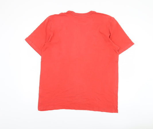 Nike Men's Red Athletic Fit Crew Neck T-Shirt M