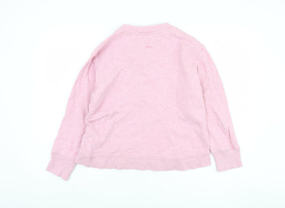 Joules Women's Pink Henley Sweatshirt UK 6