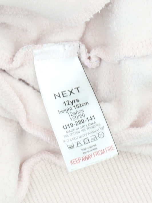 Next Girls Multicoloured Pullover Hoodie 12 Years
