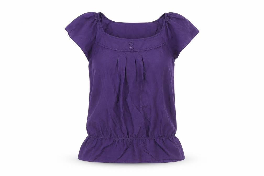 Womens UK Size 12 Warehouse Purple  Blouse