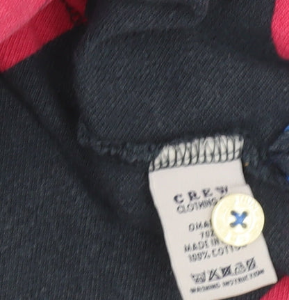 Crew Clothing Men's Multicoloured Striped Polo, Size L