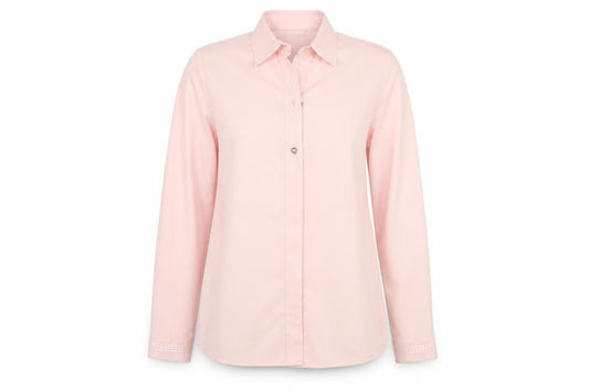 Womens UK Size 12 Oscar B. Pink  Button-Up