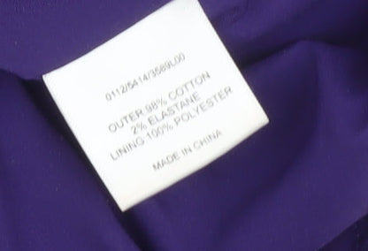 Hobbs Women's Purple Pink Striped Sheath Dress Size 14