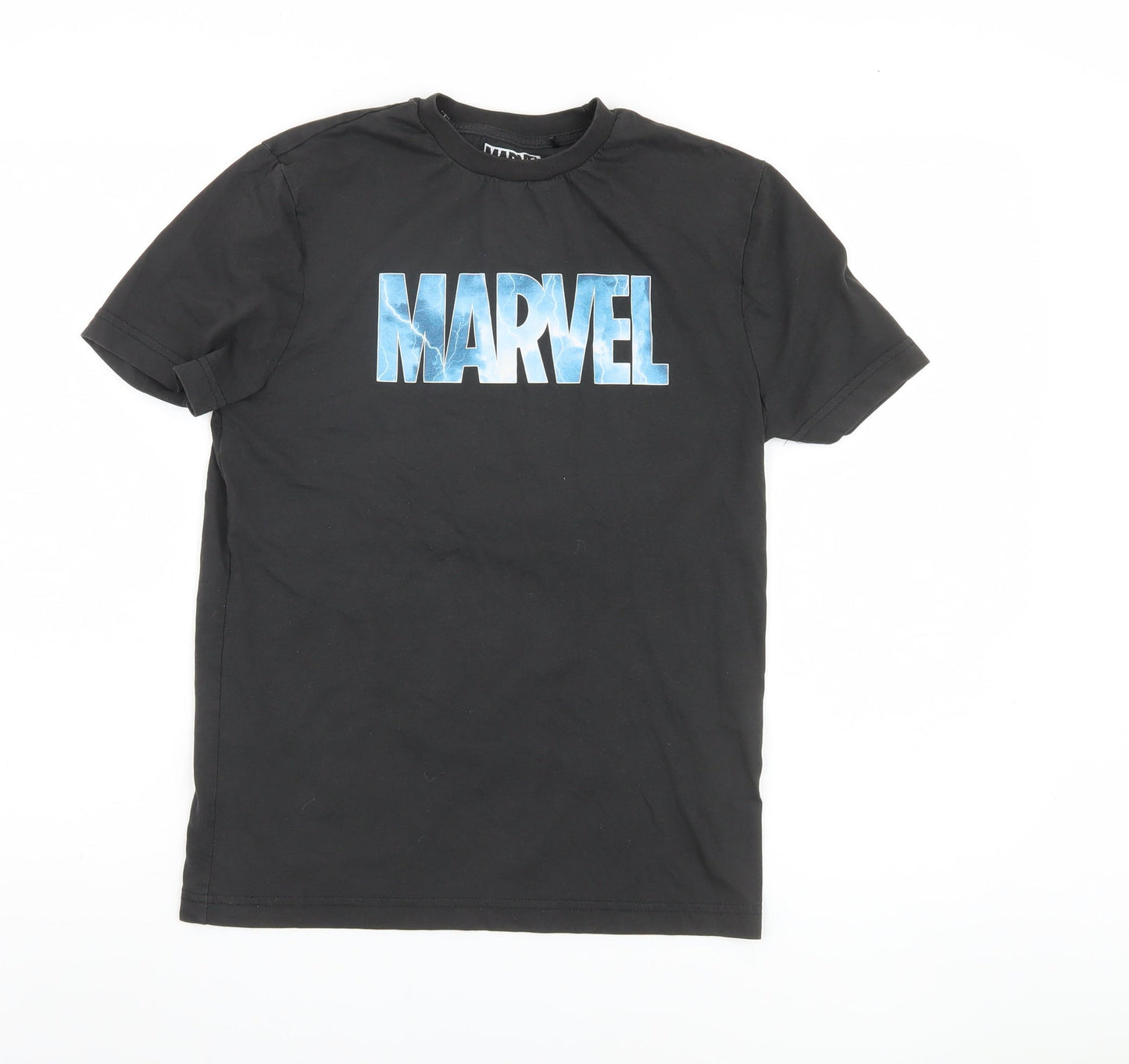 Marvel Men's Black Short Sleeve T-Shirt, S
