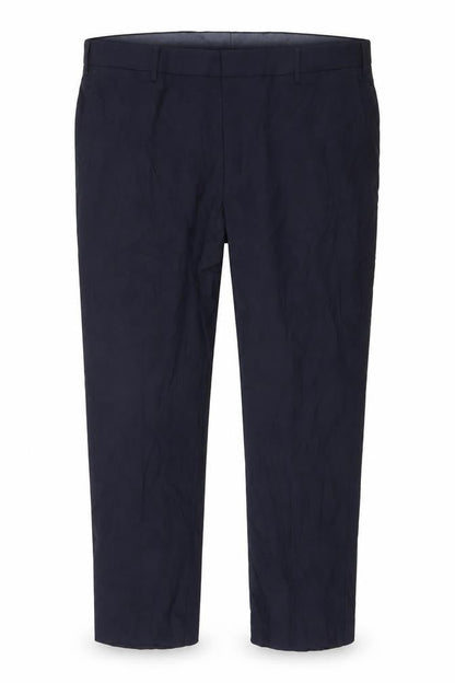 Mens UK Size 48 Marks and Spencer Regular Fit Dress Pants Blue Trousers