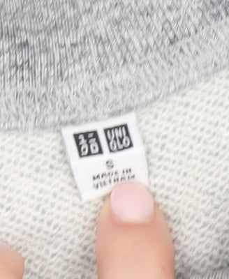 Uniqlo Grey Sweatshirt, Unisex S, Lightweight Casual
