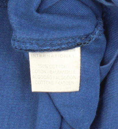 Mens UK Size S Donnay Blue  T-Shirt