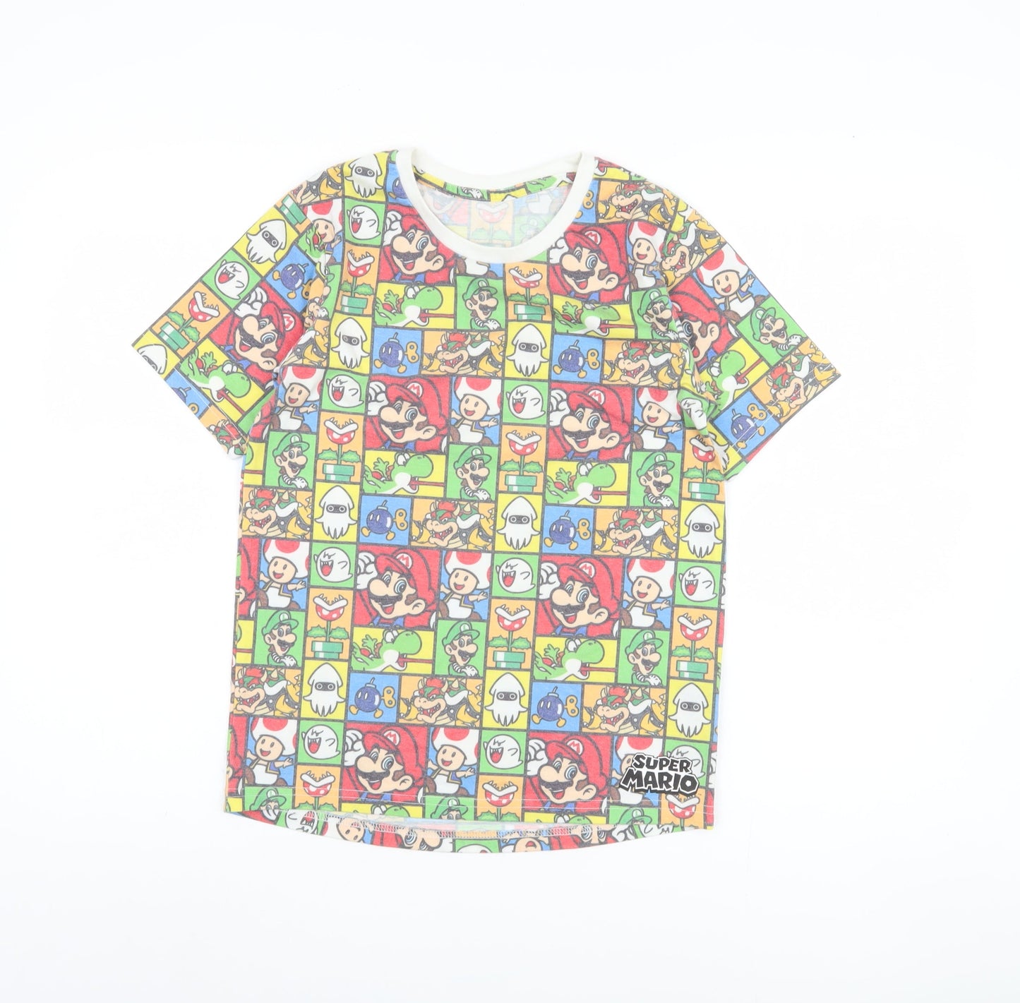Nutmeg Boys Super Mario Multicoloured Graphic T-Shirt 13-14 Years