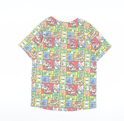 Nutmeg Boys Super Mario Multicoloured Graphic T-Shirt 13-14 Years