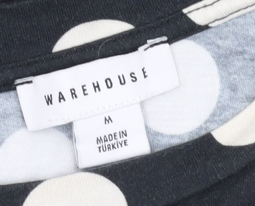 Womens UK Size M Warehouse Black  T-Shirt