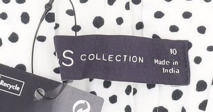 Womens UK Size 10 Marks and Spencer   Black Trousers