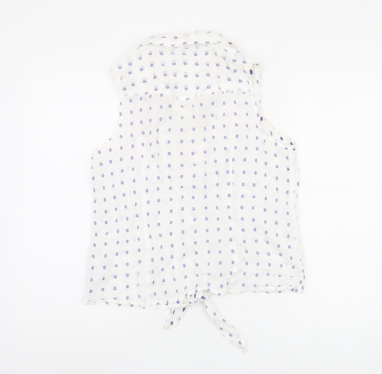 Womens UK Size 16 Marks and Spencer White  Blouse