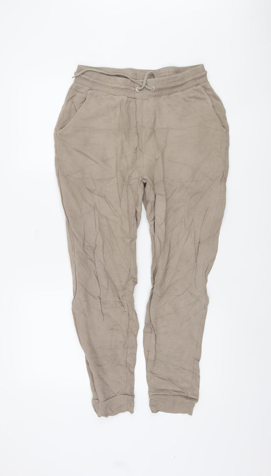 Unisex Adultss UK Size M ASOS Regular Fit Jogger Beige Trousers