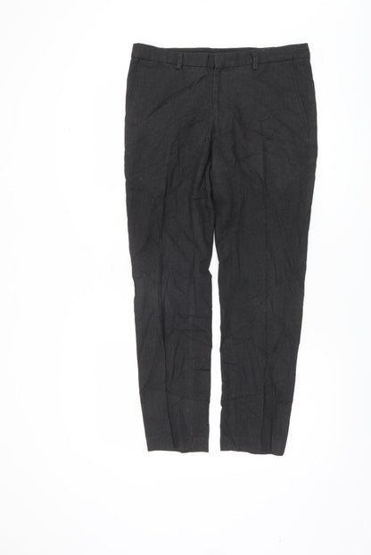 Burton Men's Black Trousers, Size S, 30in Waist