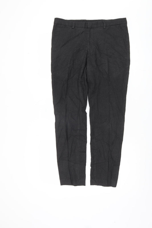 Burton Men's Black Trousers, Size S, 30in Waist