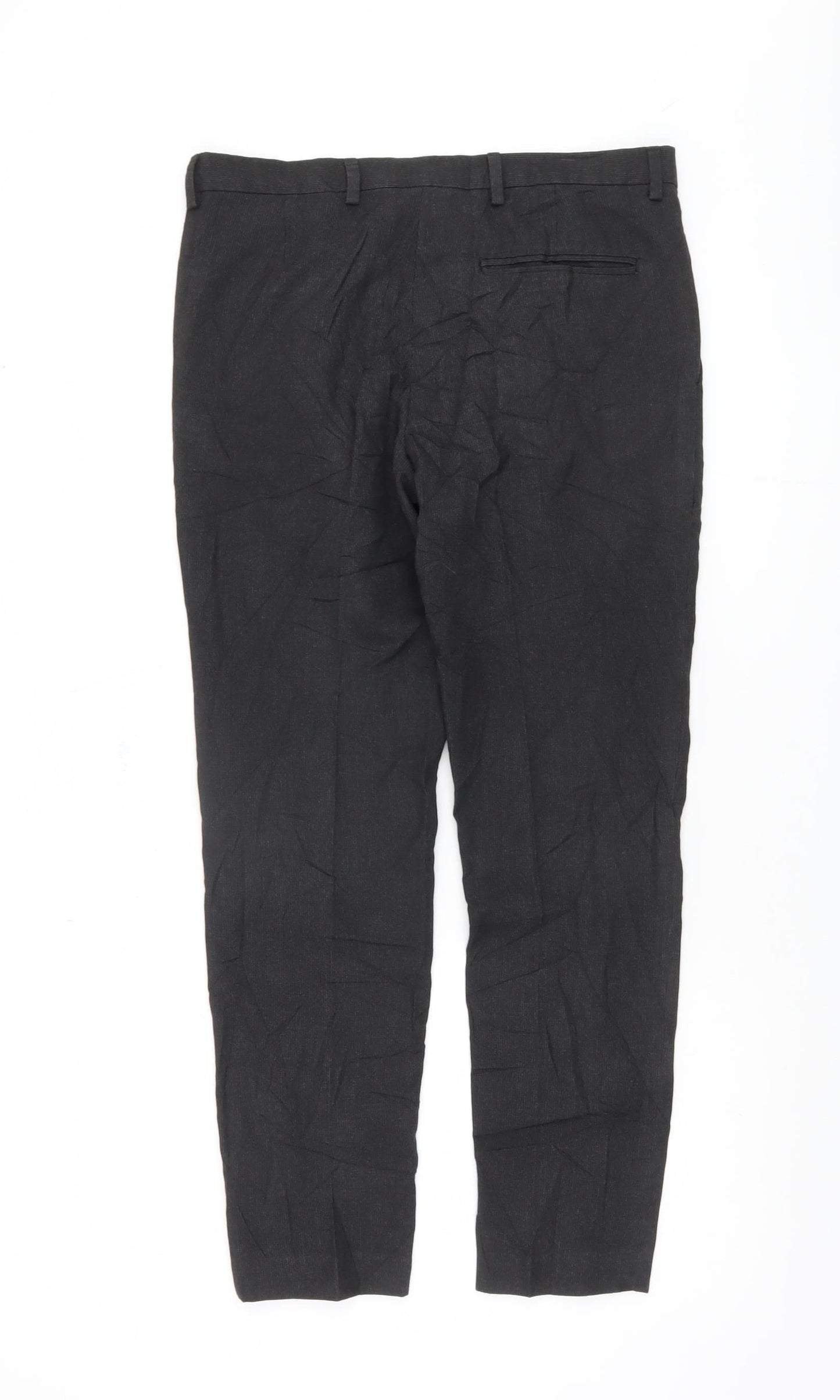 Burton Men's Black Trousers, Size S, 30in Waist