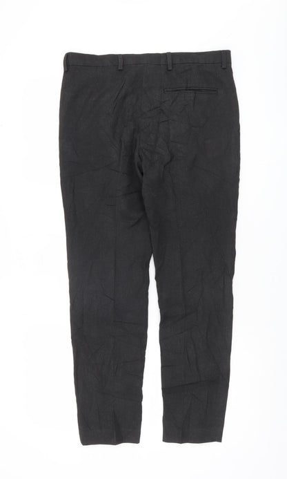 Burton Men's Black Trousers, Size S, 30in Waist
