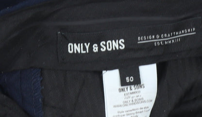 Only & Sons Women's Blue Slim Fit Trousers