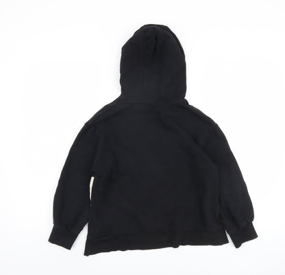 George Girls Disney Hoodie, Black & Beige, 8-9 Years, Pullover