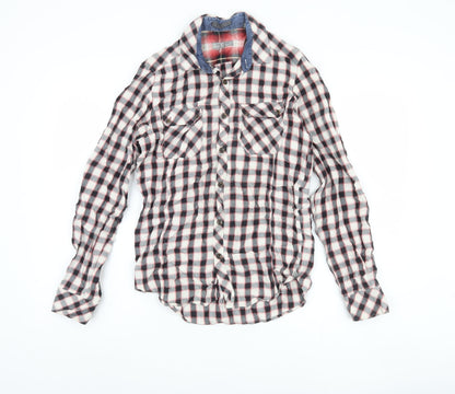 Ted Baker Men's Multicoloured Check Shirt, M, Button-Up