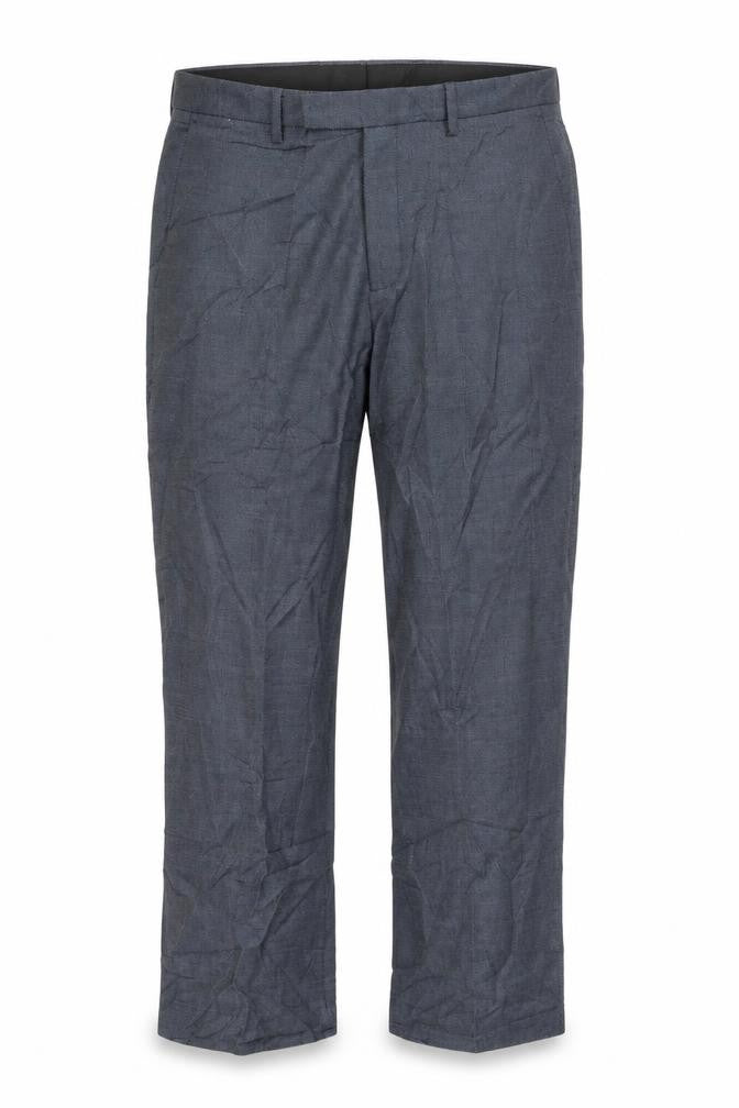 Mens UK Size 34 Marks and Spencer Regular Fit Workwear Blue Trousers