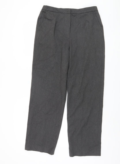 Womens UK Size 12 Eastex Regular Fit Business Casual Grey Trousers
