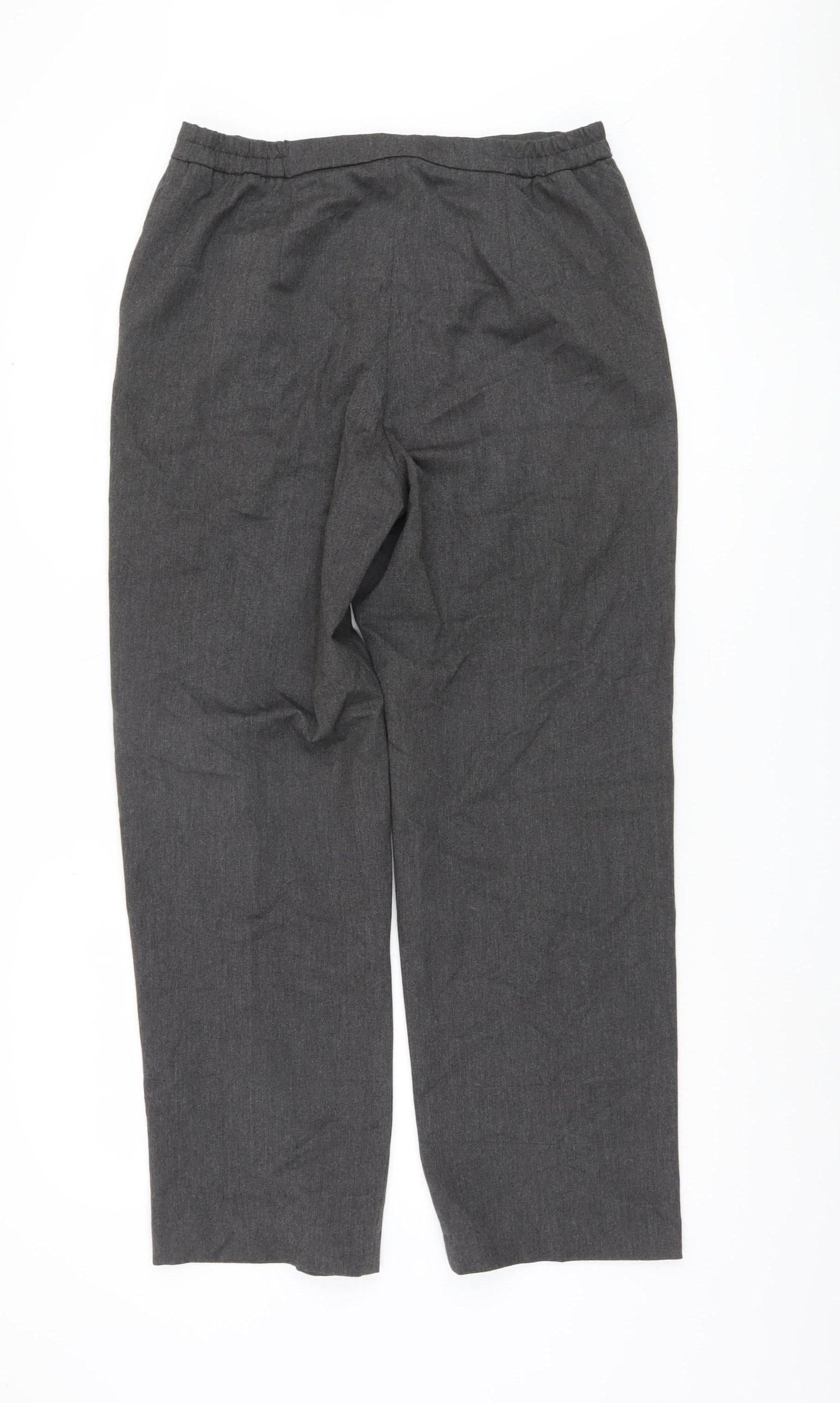 Womens UK Size 12 Eastex Regular Fit Business Casual Grey Trousers