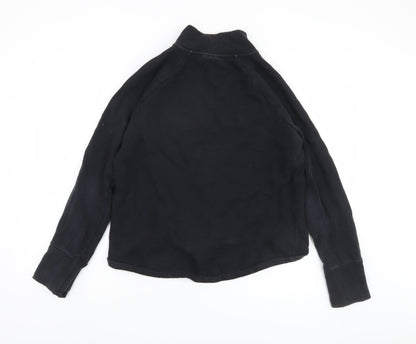 DKNY Women's Black Logo Sweatshirt Medium