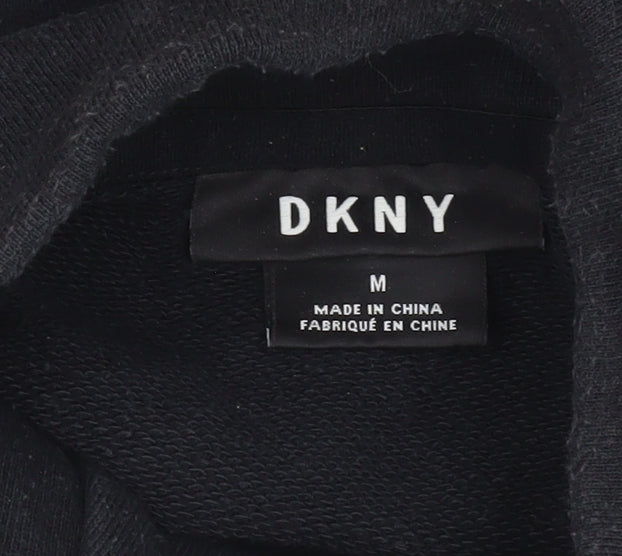 DKNY Women's Black Logo Sweatshirt Medium