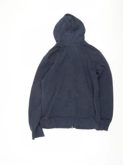 Converse Boys Blue XL Full Zip Hoodie with Logo