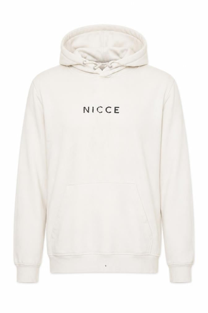 Mens UK Size M NICCE White Pullover Hoodie
