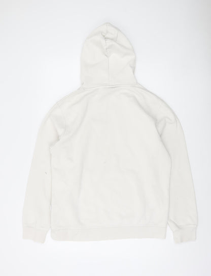 Mens UK Size M NICCE White Pullover Hoodie
