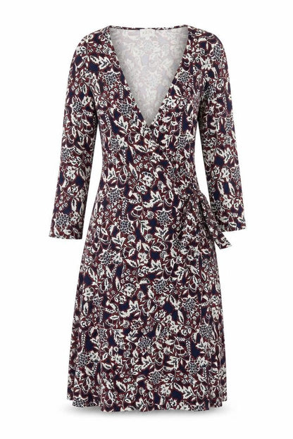 East Women's Multicoloured Wrap Dress Size 10
