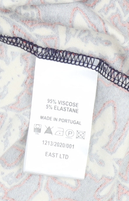 East Women's Multicoloured Wrap Dress Size 10