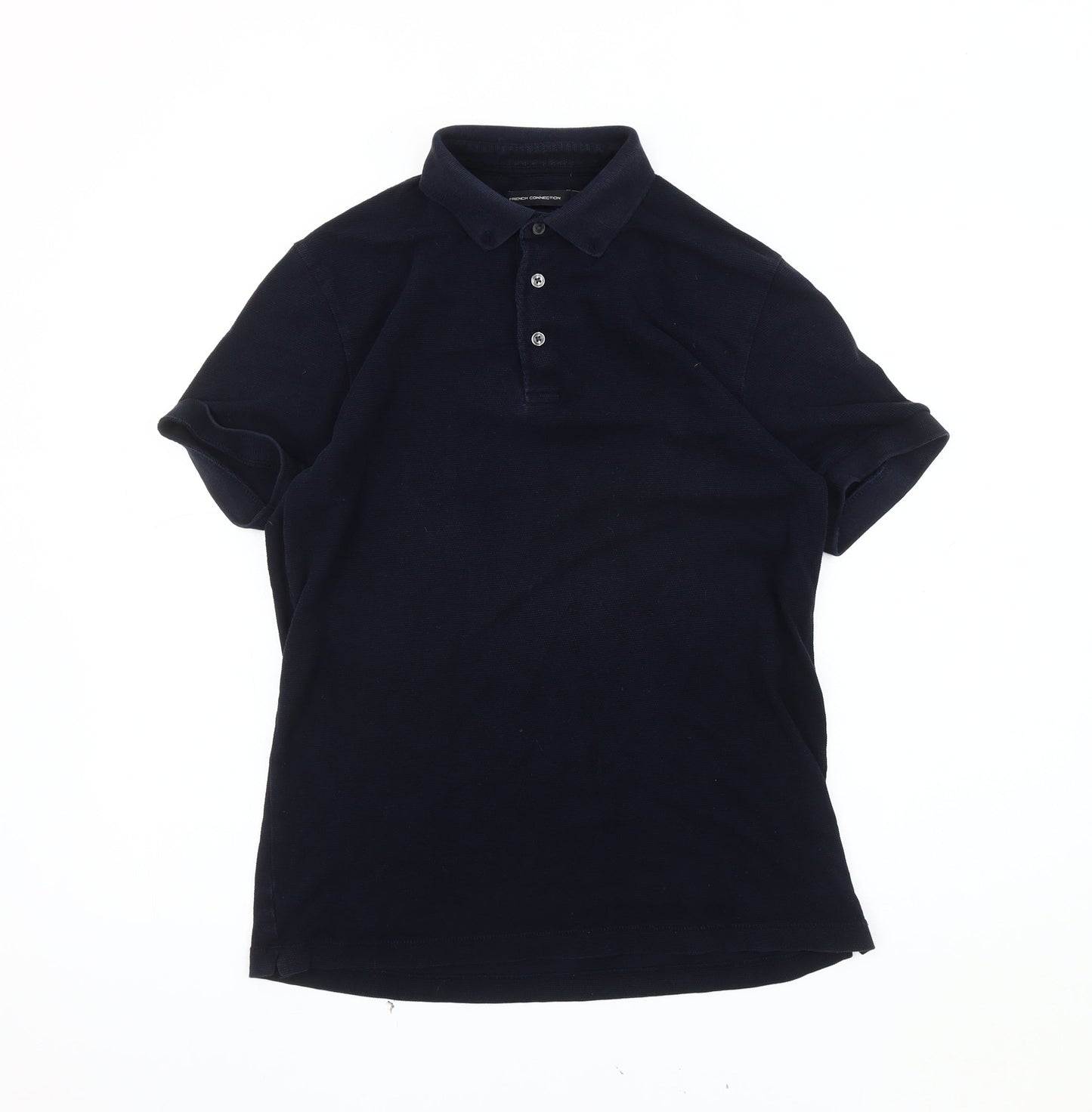 French Connection Men's Black Polo Shirt Size S
