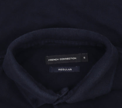 French Connection Men's Black Polo Shirt Size S