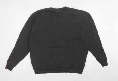 Womens UK Size 10 ASOS DESIGN Black Pullover Sweatshirt